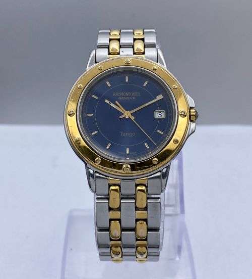 *RAYMOND WEIL TANGO TWO-TONE MENS WATCH* R1 BIDS