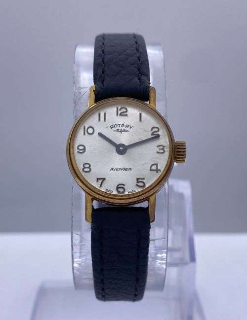 *ROTARY AVENGER SWISS GOLD LADIES DRESS WATCH* R1 BIDS