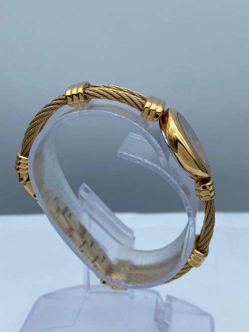 ***MICHEL HERBELIN PARIS GOLD MESH DRESS WATCH* R1 BIDS!**
