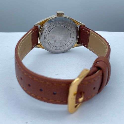 ROTTERY 17 JEWELLED SWISS GOLD WATCH R1 BIDS!
