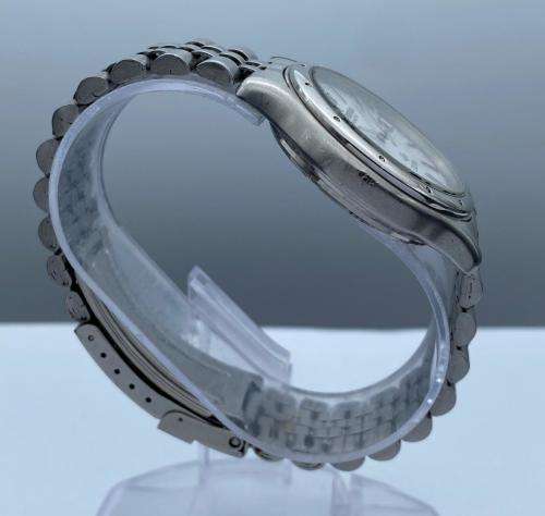 ***SEIKO KINETIC SQ100 STEEL MENS DRESS WATCH*** R1 BIDS!