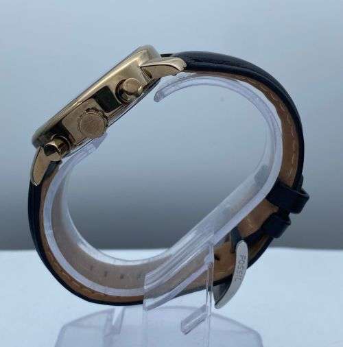 ***FOSSIL RHETT PILOTS ROSE GOLD CHRONO WATCH*** R1 BIDS!