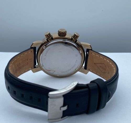***FOSSIL RHETT PILOTS ROSE GOLD CHRONO WATCH*** R1 BIDS!