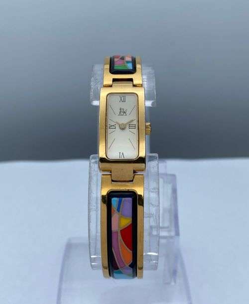 ***FREY WILLE GOLD LADIES INLAID DRESS WATCH*** R1 BIDS!