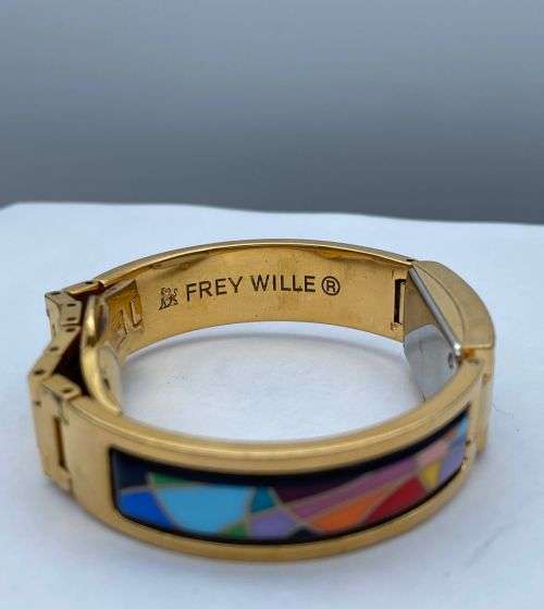 ***FREY WILLE GOLD LADIES INLAID DRESS WATCH*** R1 BIDS!