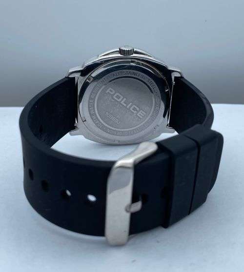***POLICE MARINA HI-VIZ MENS DIVERS WATCH*** R1 BIDS