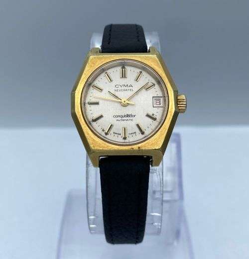 ***STUNNING CYMA CONQUISTADOR AUTOMATIC LADIES WATCH*** R1 BIDS!