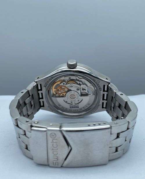 ***LUXURY SWATCH AUTOMATIC SKELETON MENS WATCH*** R1 BIDS!