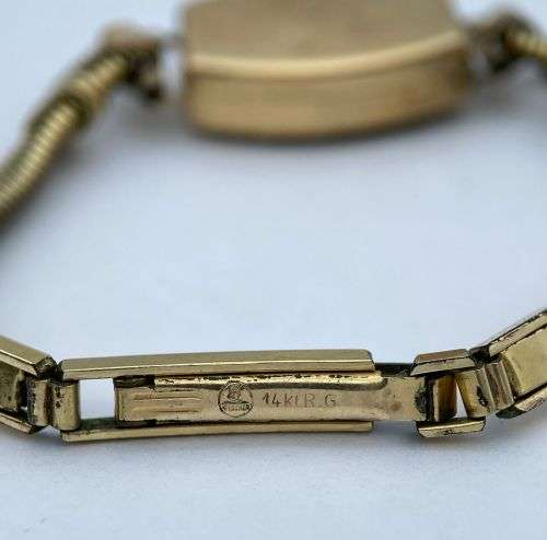 ***14K GOLD L'DORF SWISS LADIES DRESS WATCH*** SEE DESCRIPTION!