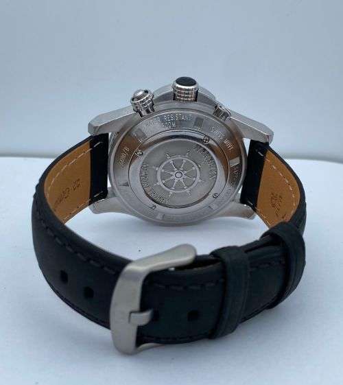 ***MICHEL HERBELIN NEWPORT TROPHY MENS DIVERS CHRONO WATCH***
