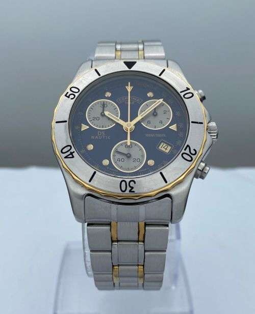 ***STUNNING CERTINA DS NAUTIC TWO-TONE CHRONOGRAPH***R1 BIDS!