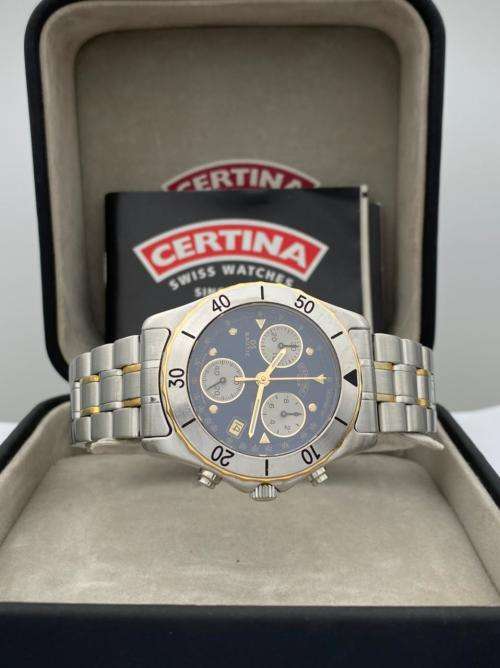 ***STUNNING CERTINA DS NAUTIC TWO-TONE CHRONOGRAPH***R1 BIDS!