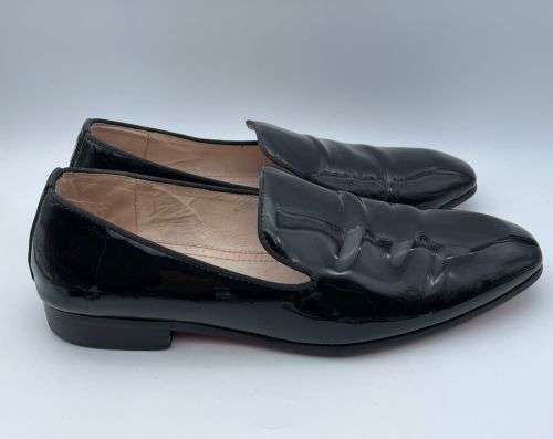 ***LUXURY CHRISTIAN LOUBOUTIN DESIGNER MENS LEATHER LOAFERS* R1 BIDS