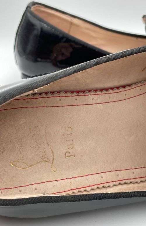 ***LUXURY CHRISTIAN LOUBOUTIN DESIGNER MENS LEATHER LOAFERS* R1 BIDS