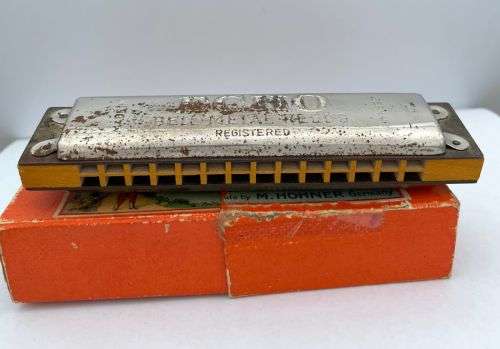 ***COLLECTORS M.HOHNER ECHO GRAND PRIX HARMONICA 1927 - (GERMAN MADE)**