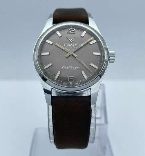 RETAIL:R8000 - NEW CAMY SWISS CHALLENGER 17 JEWELS MENS WATCH!