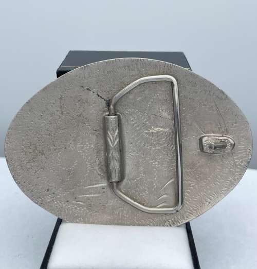 RETAIL:2500 - STUNNING SILVER EPNS GARFIELD BELT BUCKLE!