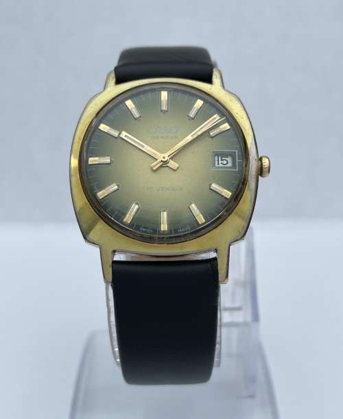 RETAIL:R8000 - CAMY GENEVA 17 JEWELS ART DECO GOLD SWISS WATCH!