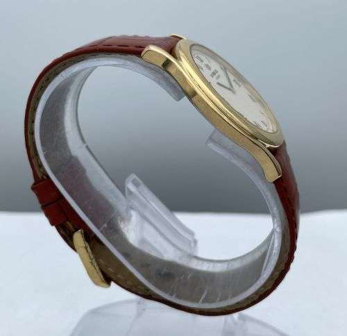 RETAIL:12000- STUNNING RAYMOND WEIL GENEVE COLLECTORS GOLD DRESS WATCH!