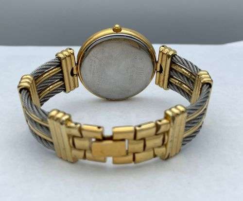 MICHEL HERBELIN CABLE TWO-TONE LADIES DRESS WATCH!