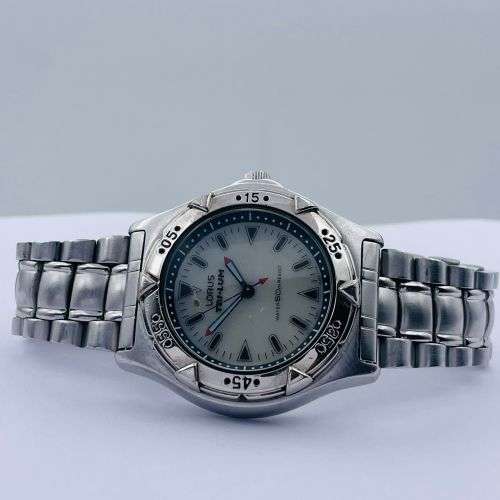 RETAIL:4000 - BEAUTIFUL LORUS TRI-LUM MENS STEEL SPORTS WATCH!