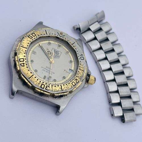 COLLECTORS TAG HEUER PROFESSIONAL 3000 TWO-TONE DRESS WATCH!!