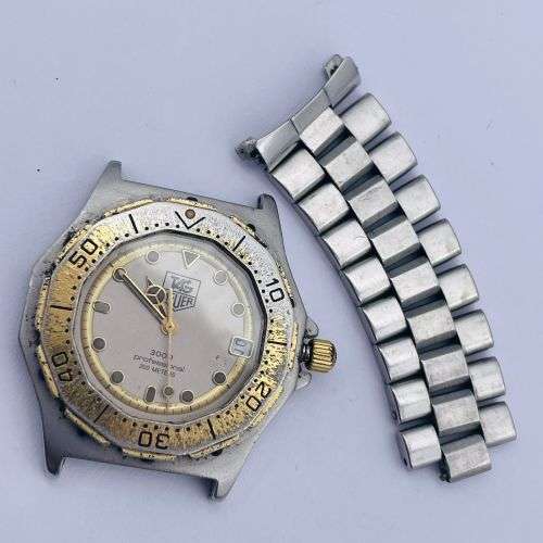 COLLECTORS TAG HEUER PROFESSIONAL 3000 TWO-TONE DRESS WATCH!!