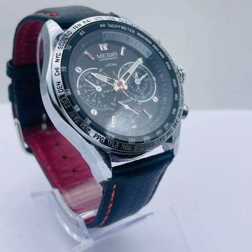 MEGIA CHRONOGRAPH CHUNKY MENS SPORTS WATCH!