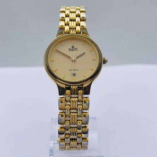 LOVELY BUREN LADIES GOLD JUBILEE DRESS WATCH