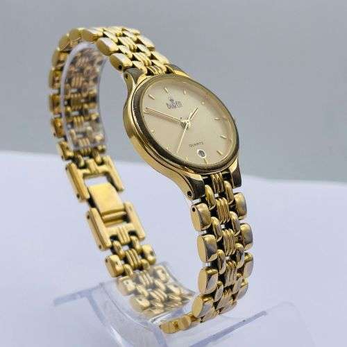LOVELY BUREN LADIES GOLD JUBILEE DRESS WATCH