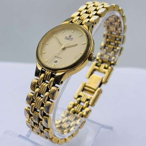 LOVELY BUREN LADIES GOLD JUBILEE DRESS WATCH