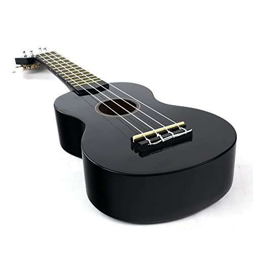 Musical Instrument: Professional Acoustic Soprano Ukelele - Black