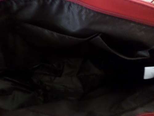 Valojusha PU Leather Tote Handbag in Ruby Red