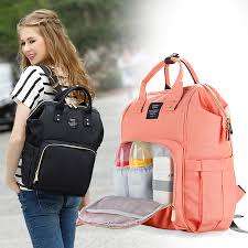 Multifunctional Nappy / Diaper Backpack - NAVY BLUE