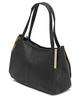 PU Leather Shopper Bag - Black