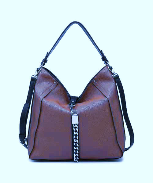 James King Handbag - Quality PU Leather - Maroon