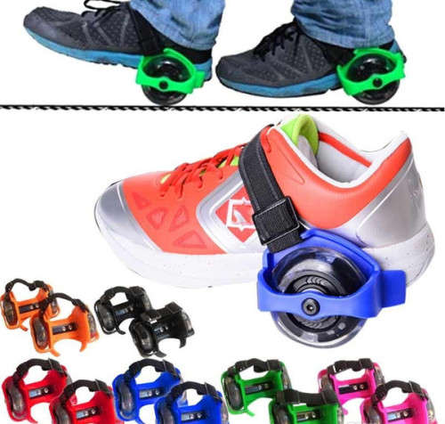 Flashing Roller Skates - Whirlwind Pulley - Black