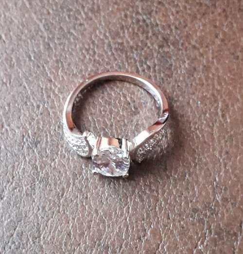 S925 Sterling Silver Designer 3.00CT Simulated Diamond Ring - Size 7 | P