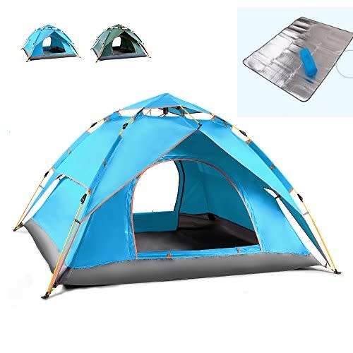 Camping tent 3-4 people, Automatic tent, Rainproof/Windproof tent