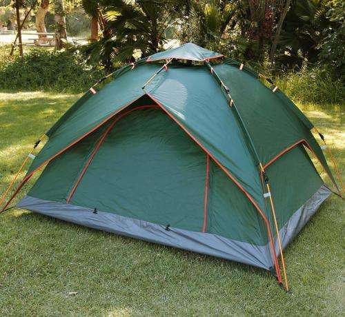 Camping tent 3-4 people, Automatic tent, Rainproof/Windproof tent