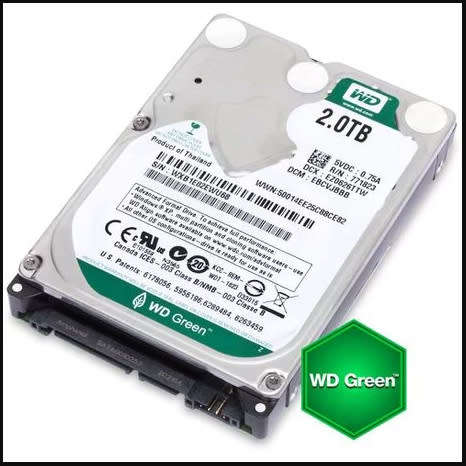 WD Green 1TB SATA - 3.5" Hard Drive