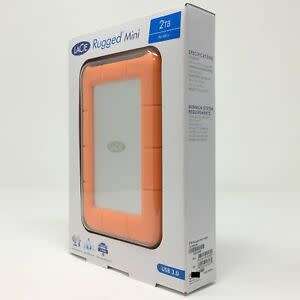 LaCie Rugged Mini USB 3.0 External HDD Drive - 2TB