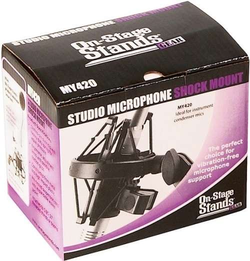 On-Stage MY420 Shock Mount for Studio Microphones
