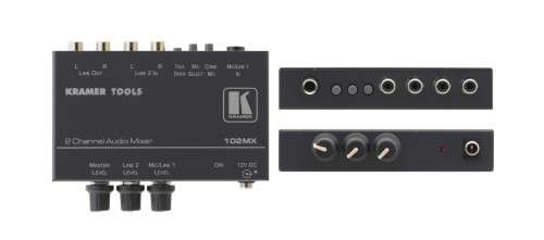 KRAMER TOOLS 102MX 2 channel audio mixer.