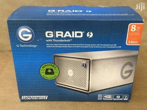 G-Technology G-Raid Removable 8 TB External multi-drive USB 3.2 1st Gen (USB 3.0), Thunderbolt 2 Sil