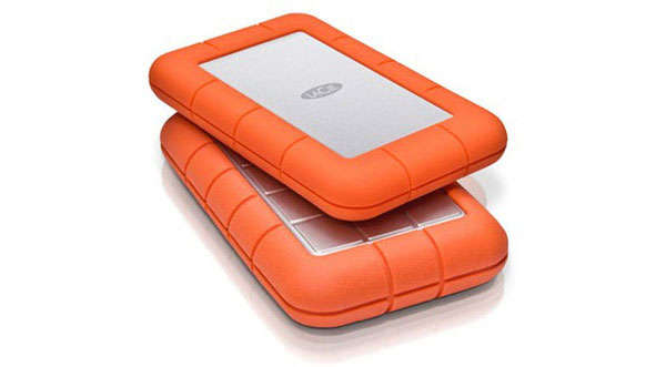 Lacie Rugged Mini USB 3 Hard Drive (1TB)(USB 3.0, 2.0)