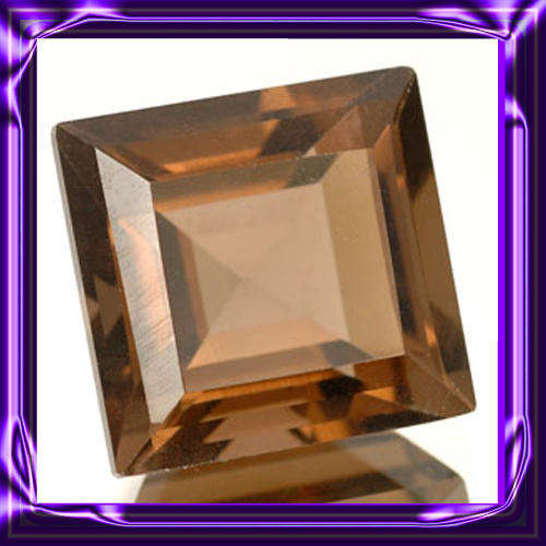 2.12 CT NATURAL SMOKEY QUARTZ, STEP CUT, FROM BRAZIL
