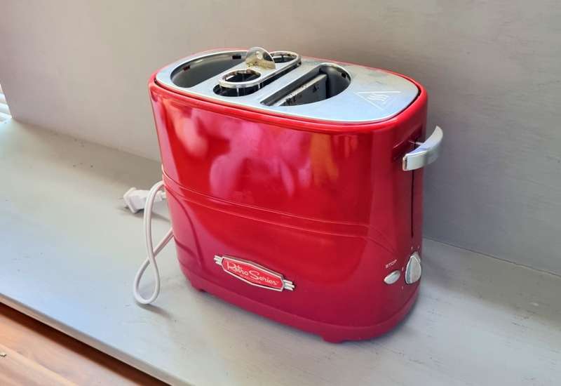 Nostalgia Retro 2 Slot Hot Dog and Bun Toaster
