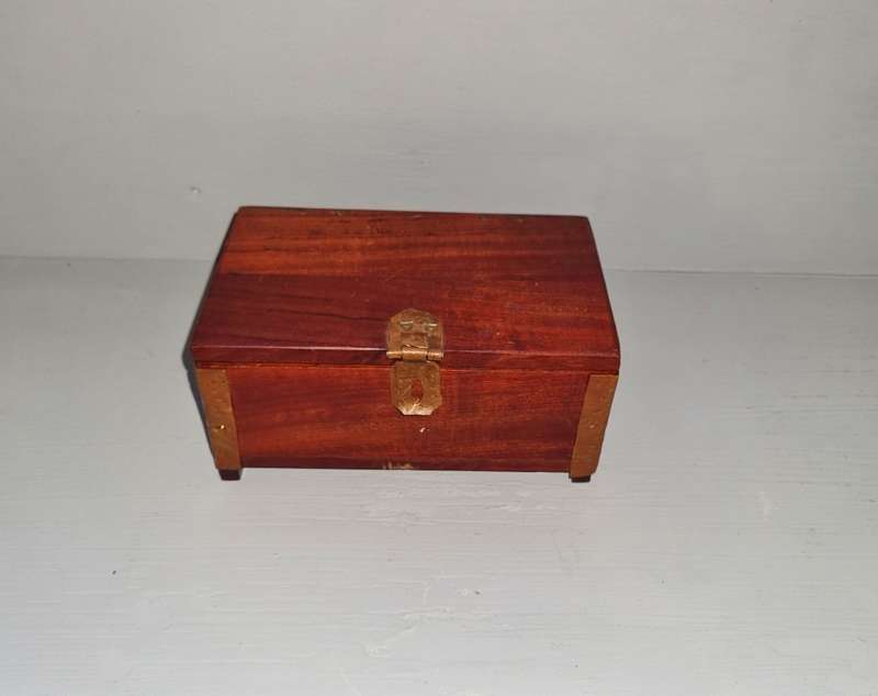 Vintage small wooden box