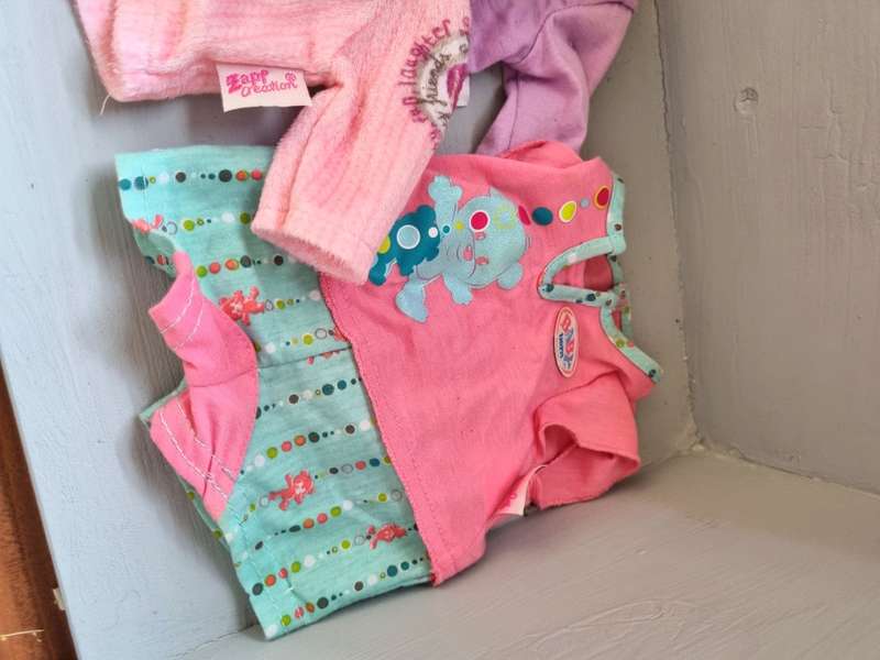 Collection of mixed Baby Born / Our Generation doll`s clothes